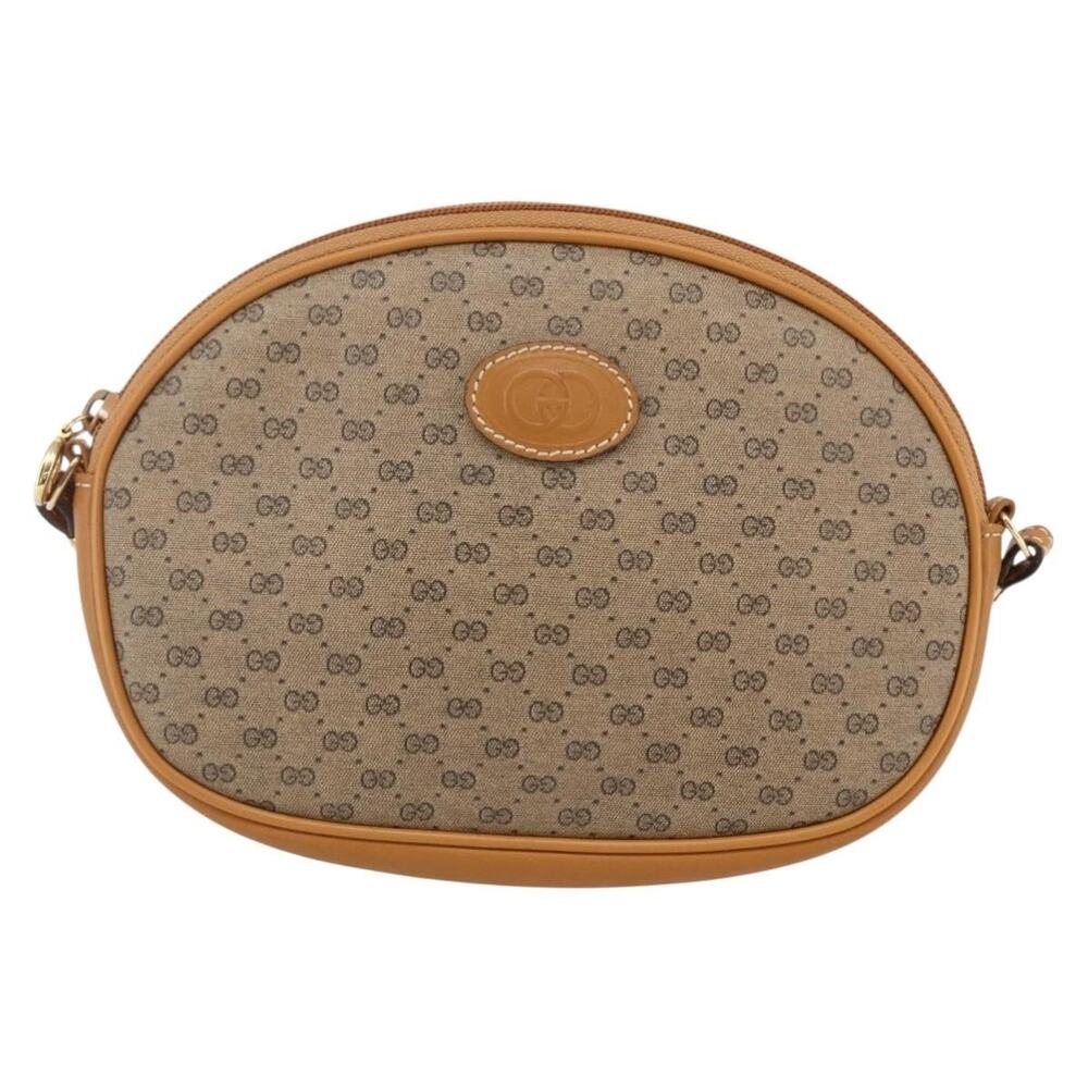 Gucci Micro GG Supreme Shoulder Bag Beige